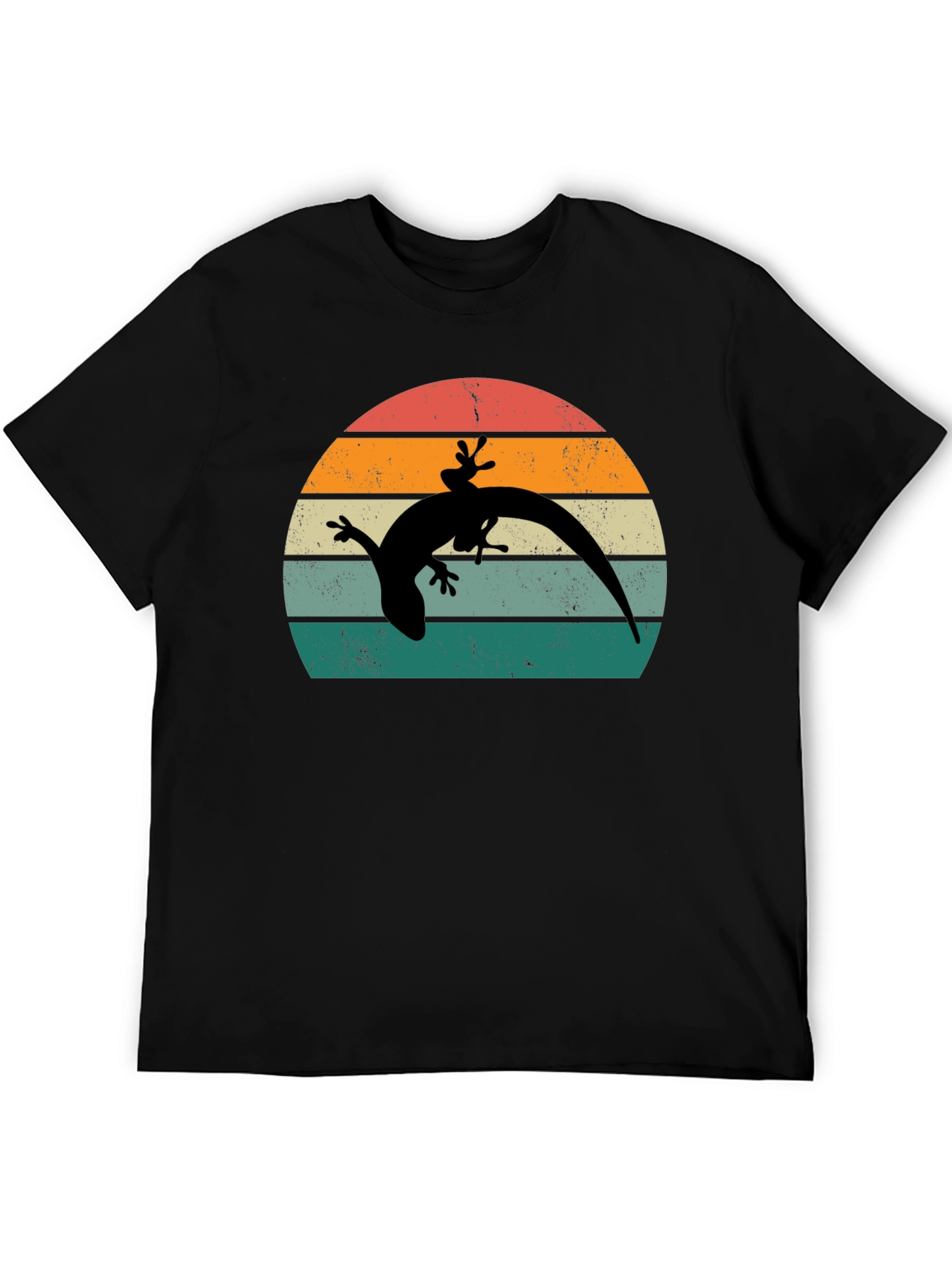 Retro Lizard Sunset T-Shirt