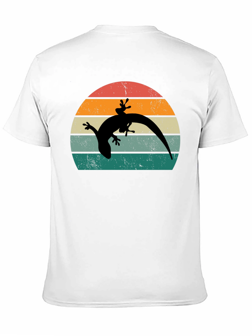 Retro Lizard Sunset T-Shirt