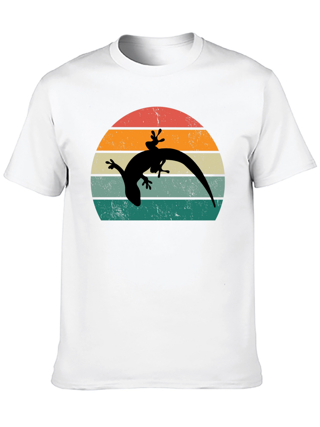 Retro Lizard Sunset T-Shirt