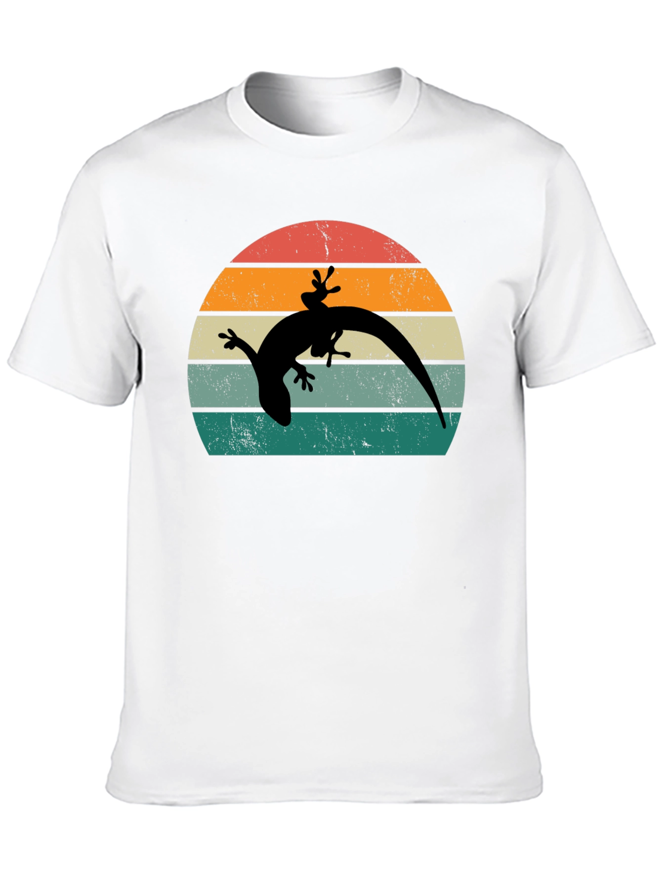 Retro Lizard Sunset T-Shirt