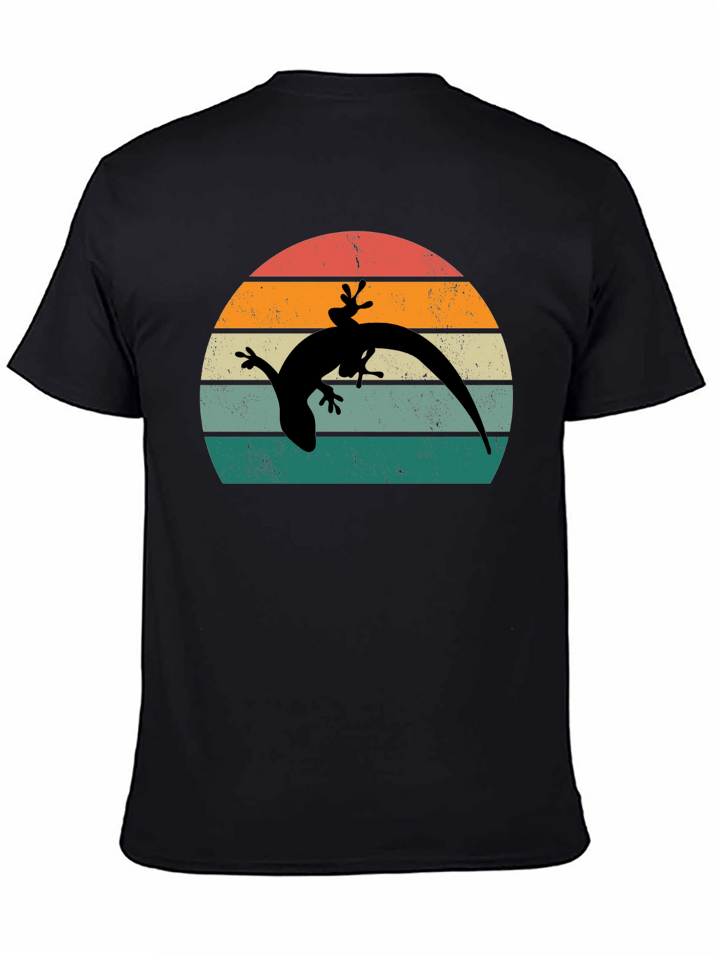 Retro Lizard Sunset T-Shirt