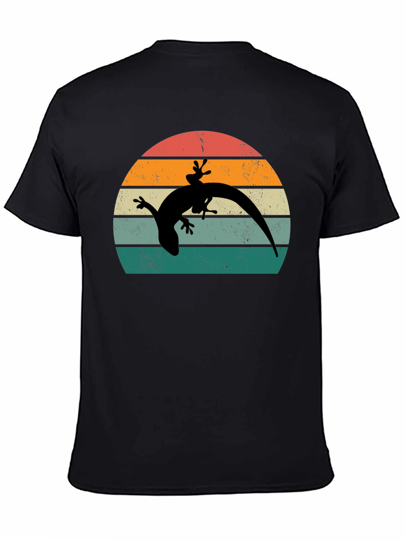 Retro Lizard Sunset T-Shirt