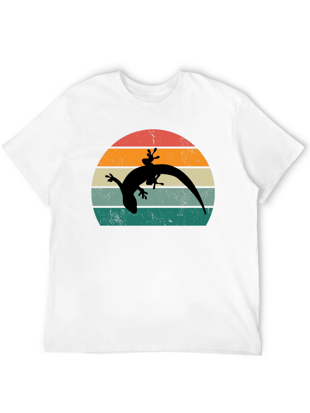 Retro Lizard Sunset T-Shirt