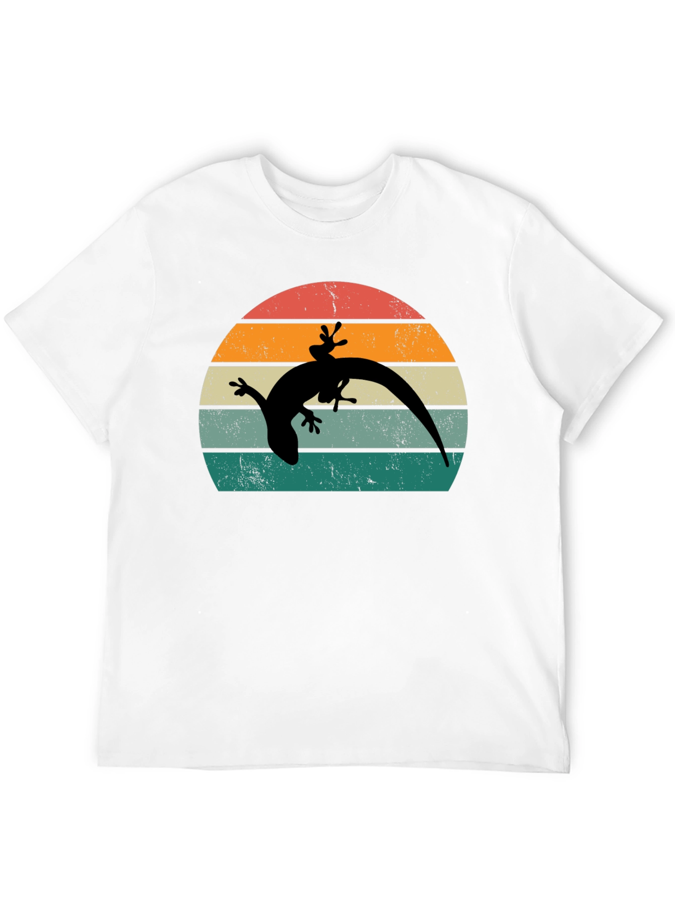 Retro Lizard Sunset T-Shirt