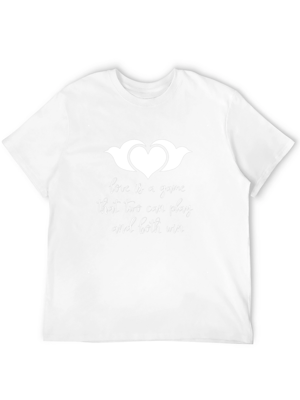 Love is a Game Black T-Shirt