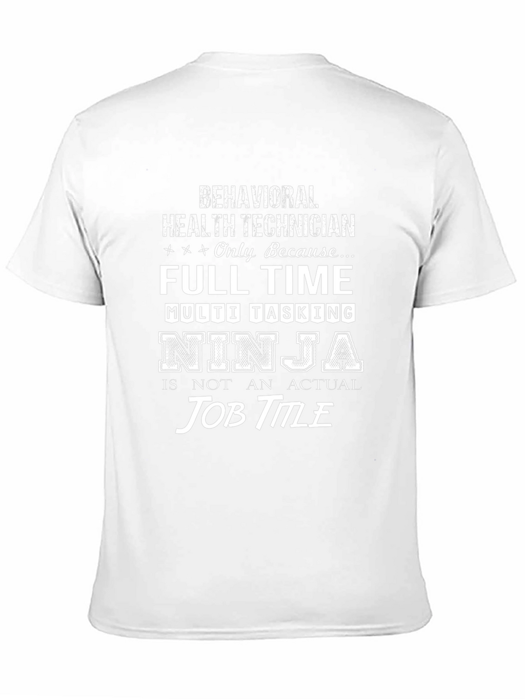 Behavioral Health Technician Ninja T-Shirt