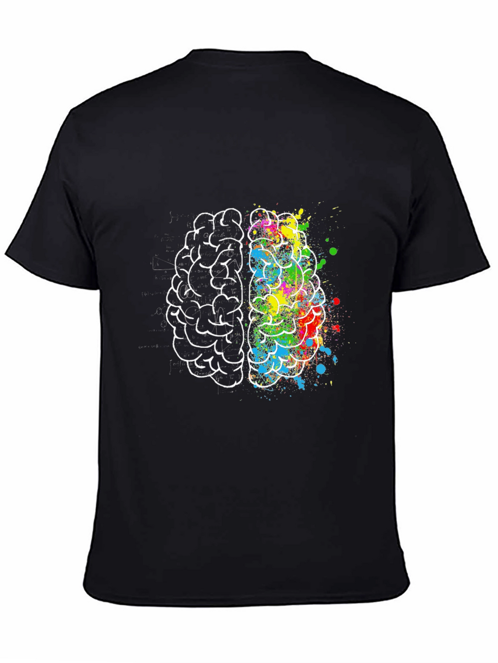 Brain Art Mens Graphic T-Shirt