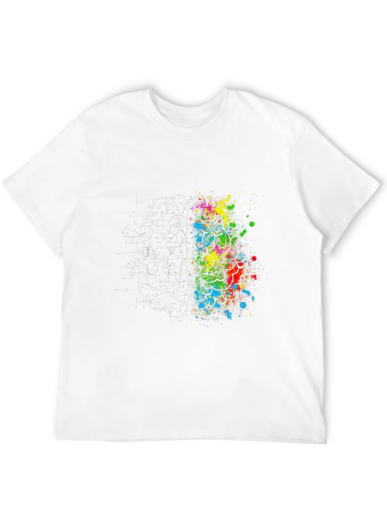 Brain Art Mens Graphic T-Shirt