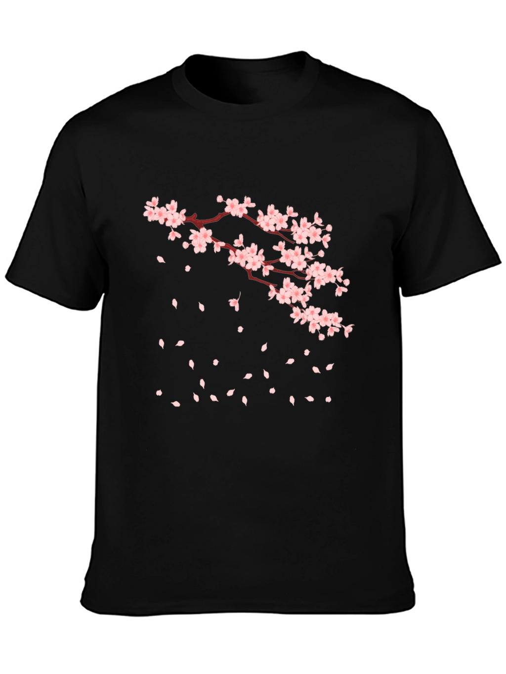 Black Cherry Blossom Graphic Tee