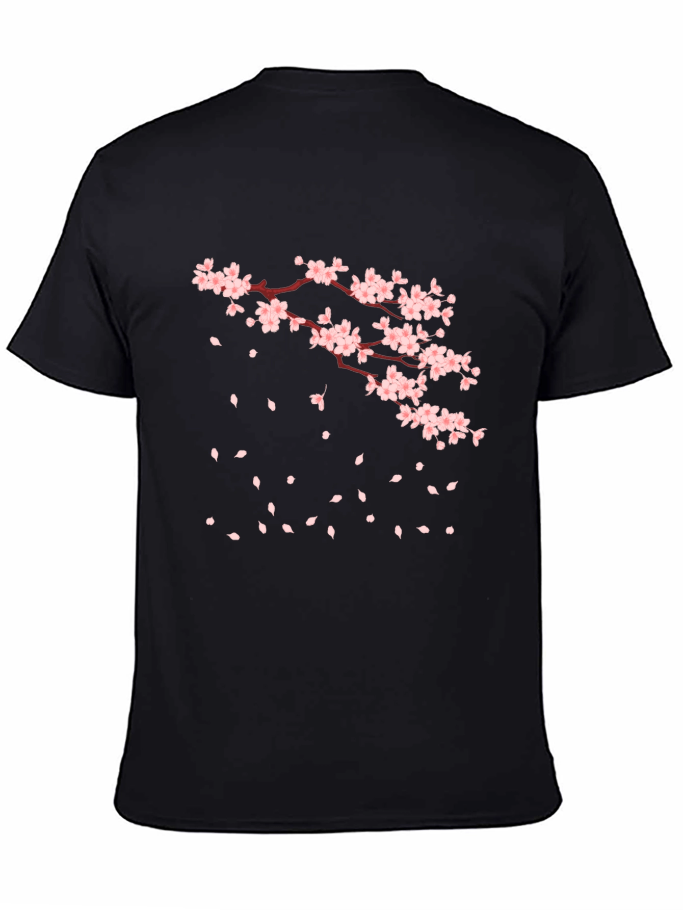 Black Cherry Blossom Graphic Tee