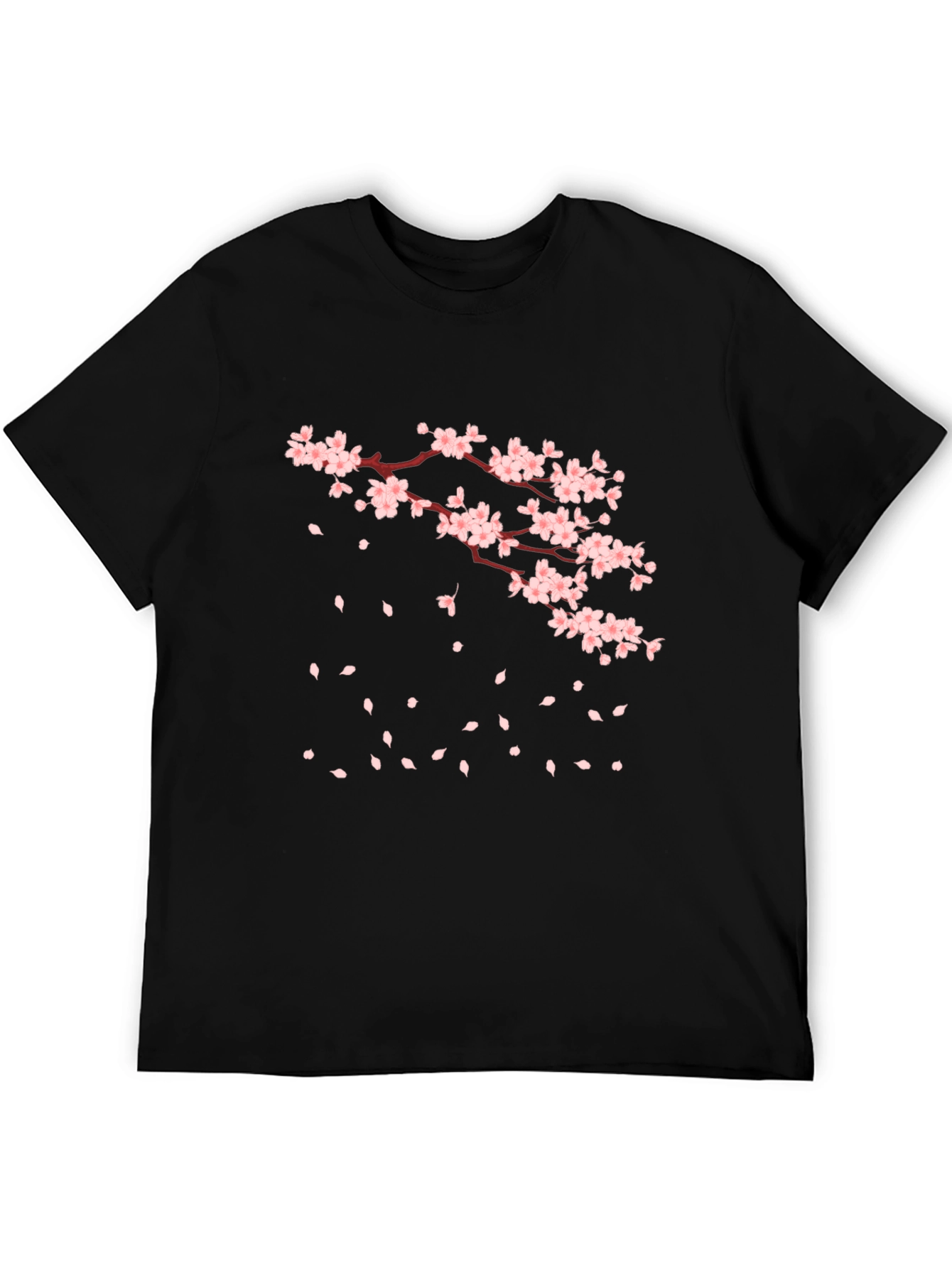 Black Cherry Blossom Graphic Tee