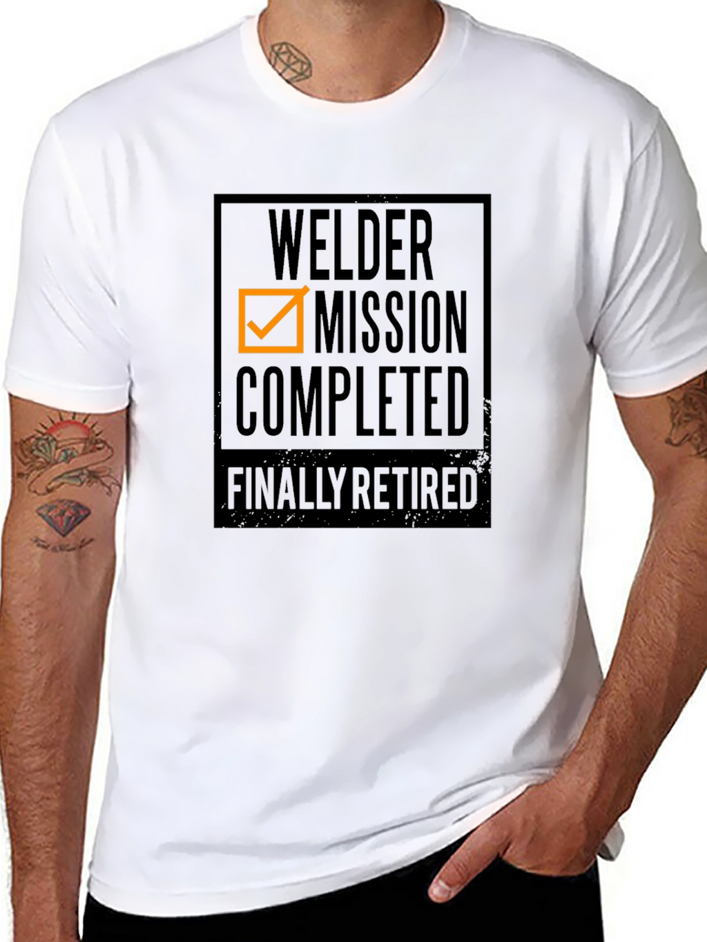 Welder Mission Completed Retirement T-Shirt