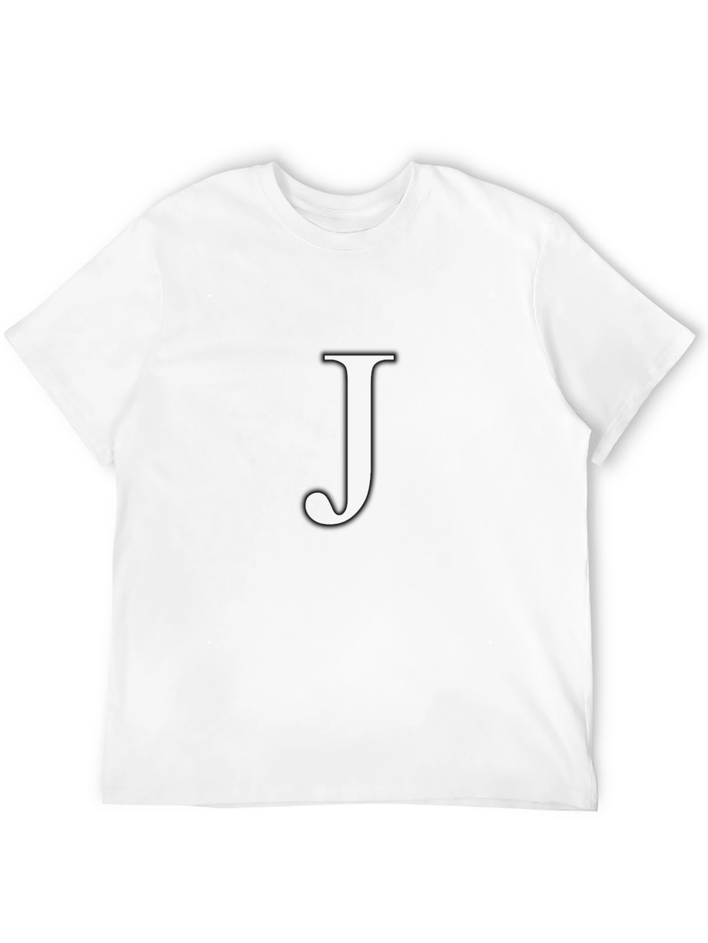 Black T-Shirt with J Monogram
