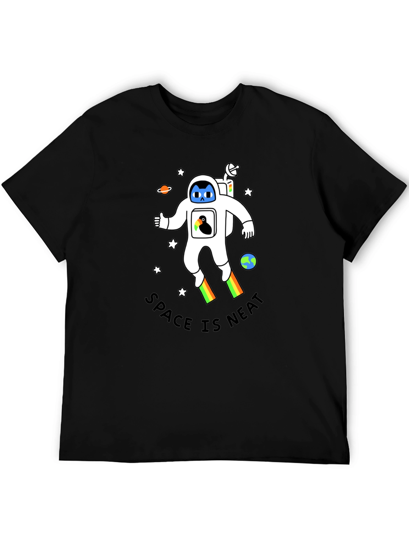 Space Is Neat Astronaut Graphic Tee