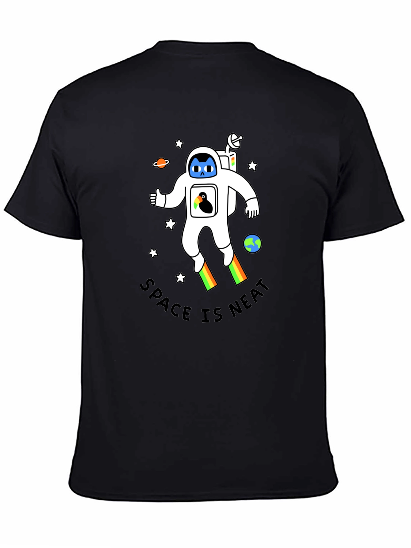 Space Is Neat Astronaut Graphic Tee