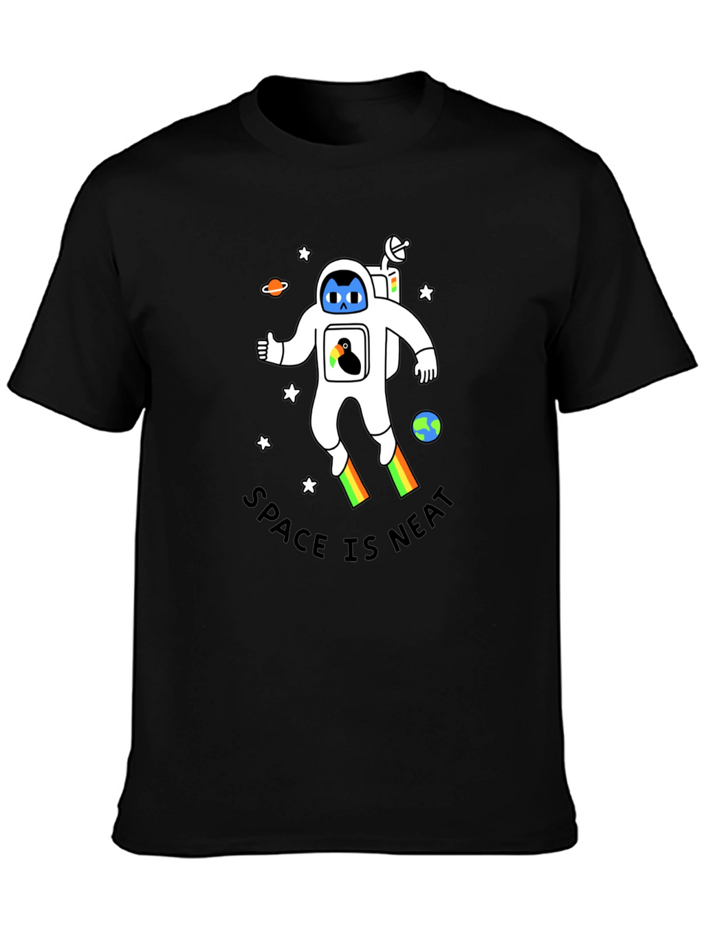 Space Is Neat Astronaut Graphic Tee