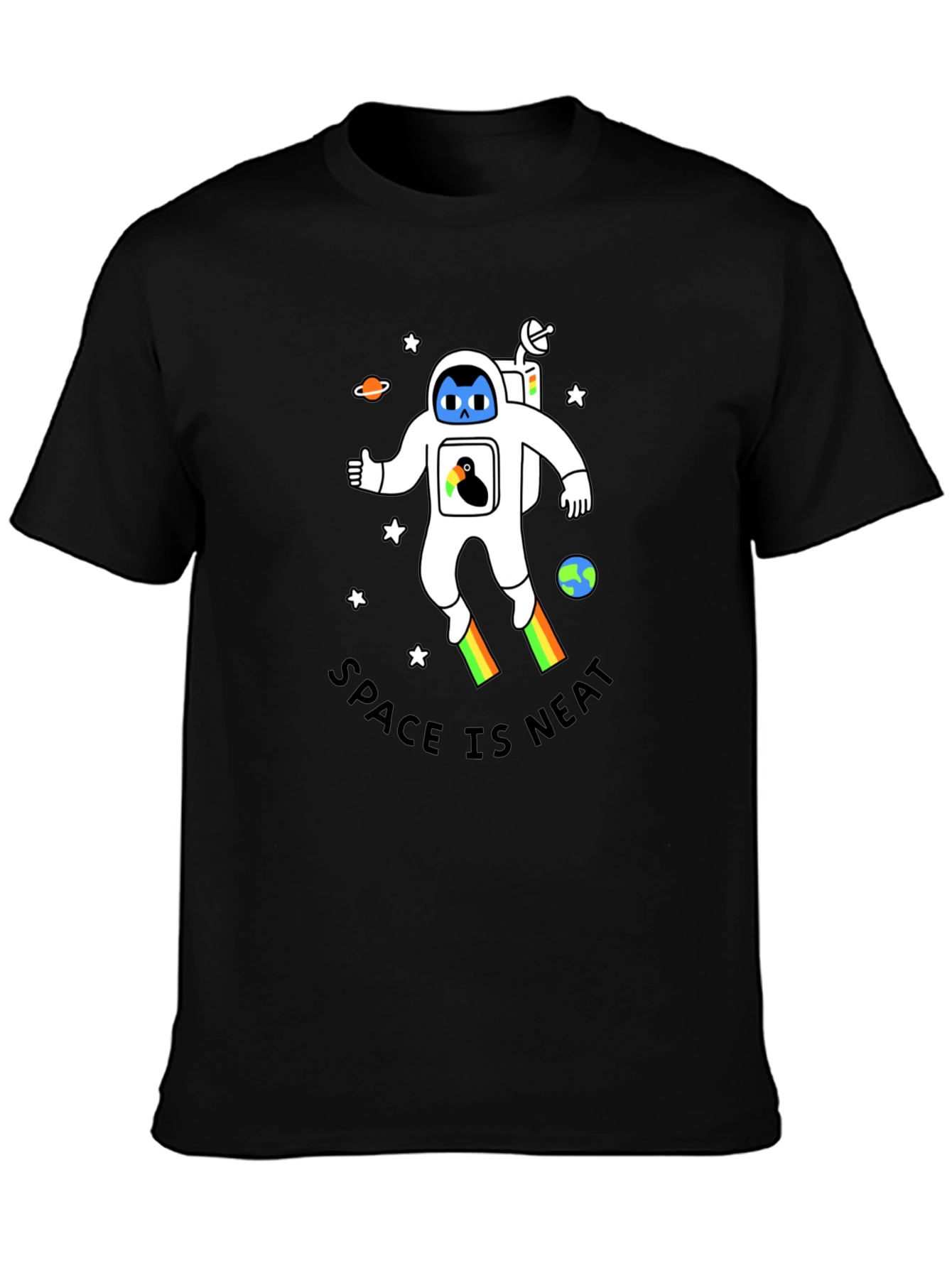 Space Is Neat Astronaut Graphic Tee