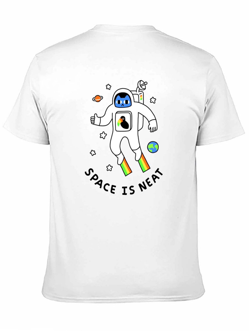 Space Is Neat Astronaut Graphic Tee
