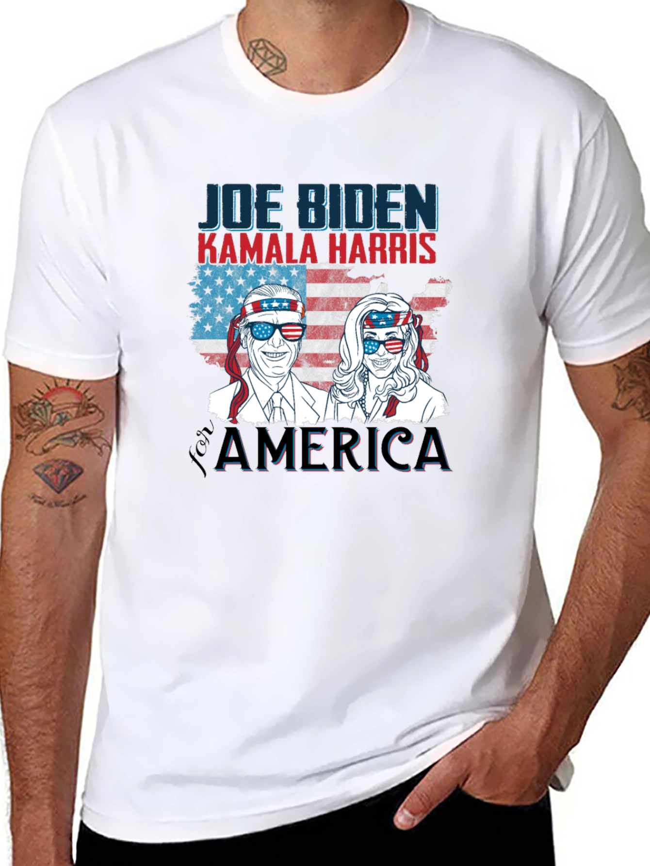 Joe Biden Kamala Harris Patriotic T-Shirt