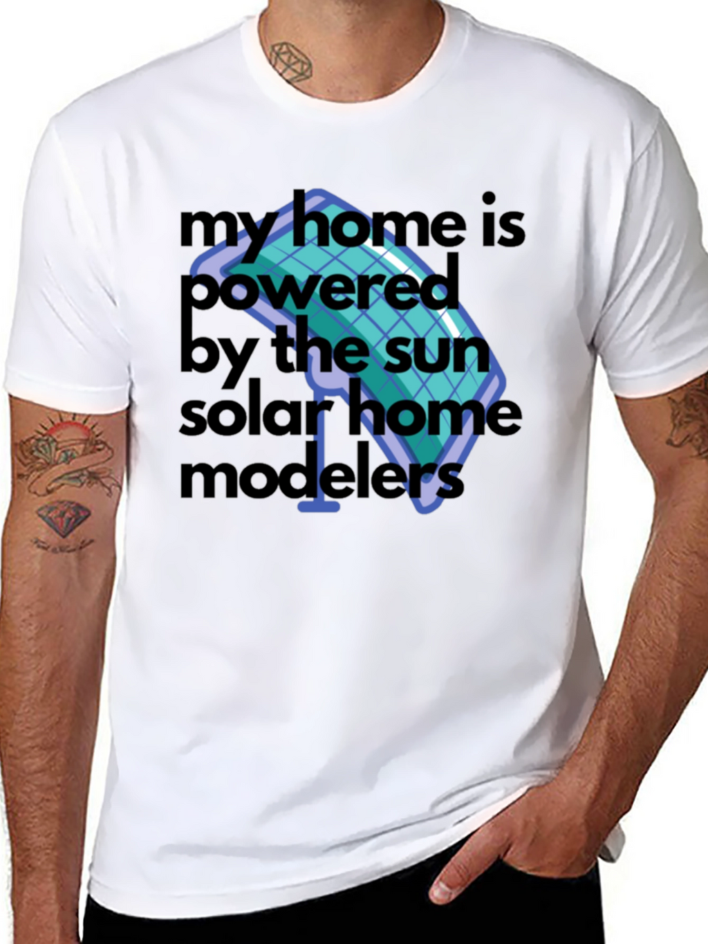 Eco-Friendly Solar Home T-Shirt