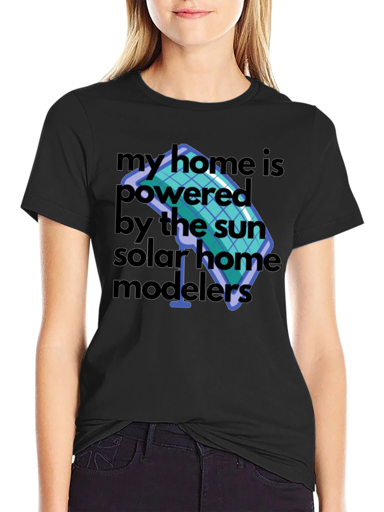 Eco-Friendly Solar Home T-Shirt