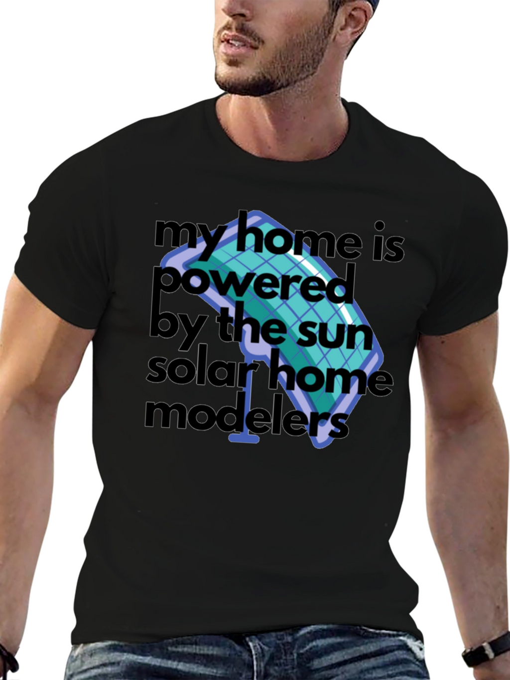 Eco-Friendly Solar Home T-Shirt