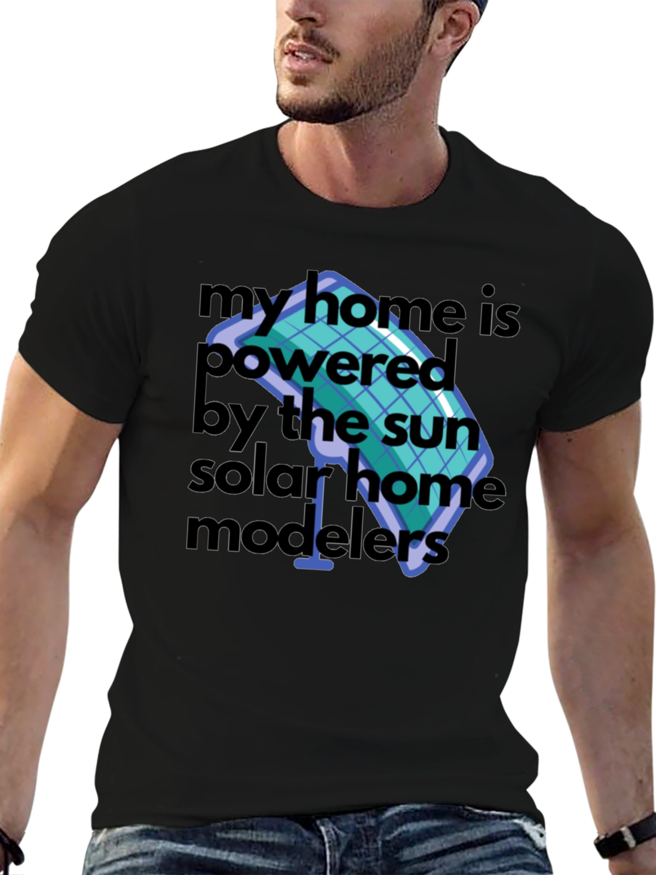 Eco-Friendly Solar Home T-Shirt
