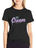 Ice Cream Drip Graphic Tee - Cool Casual Style