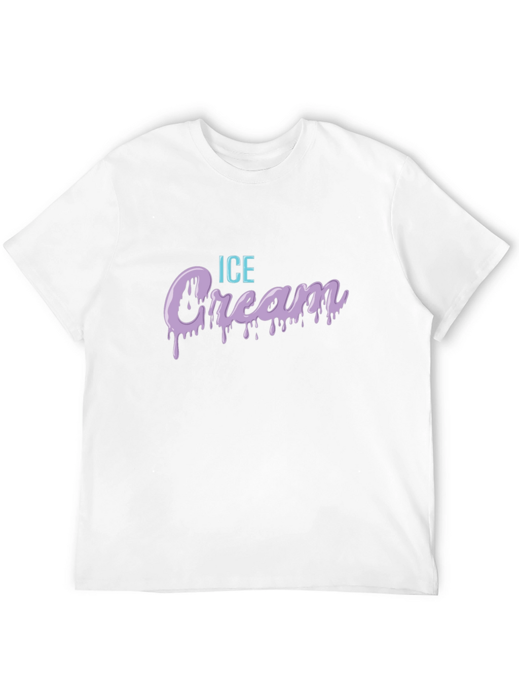 Ice Cream Drip Graphic Tee - Cool Casual Style