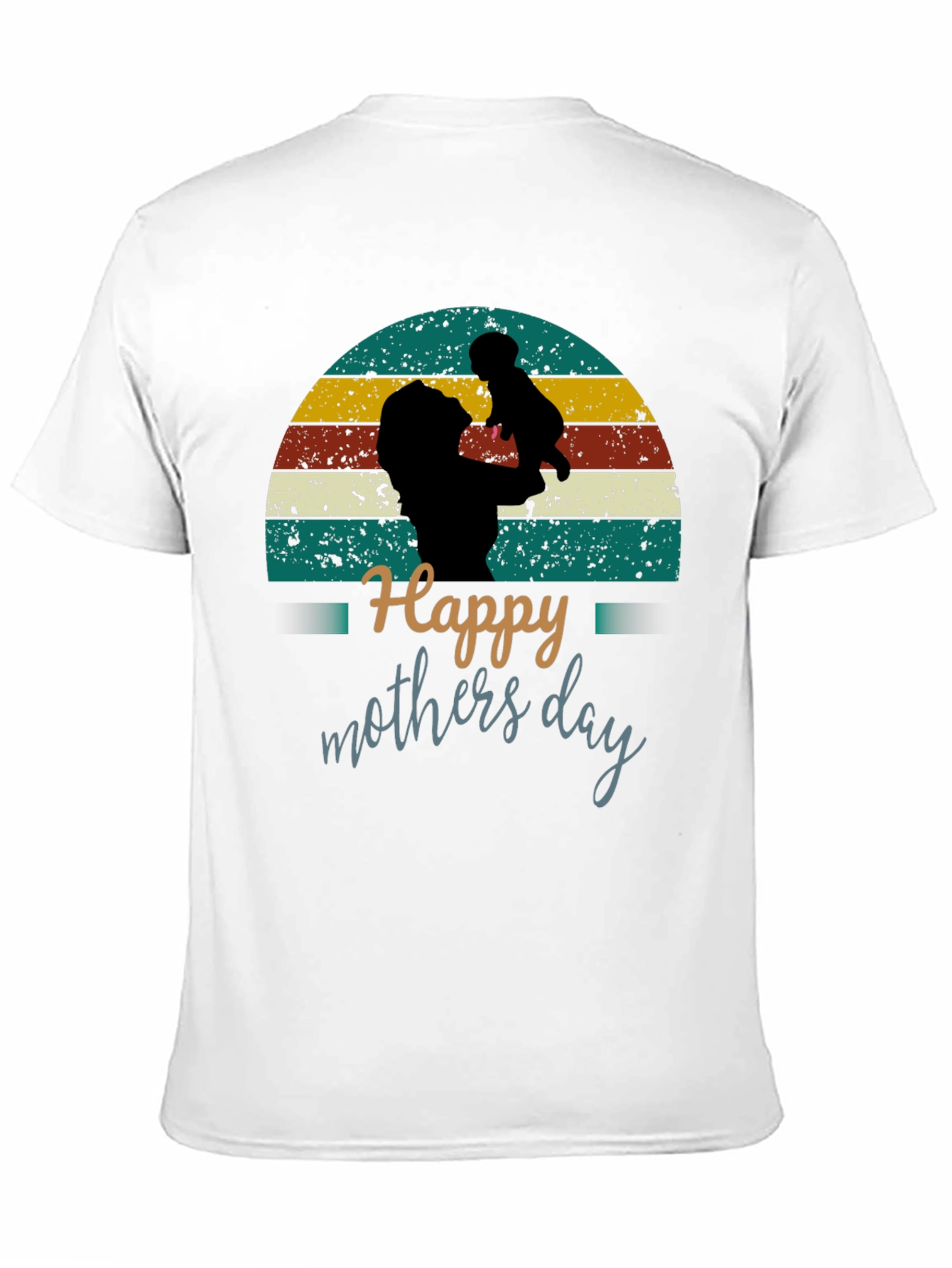 Happy Mothers Day Graphic Tee - Retro Style