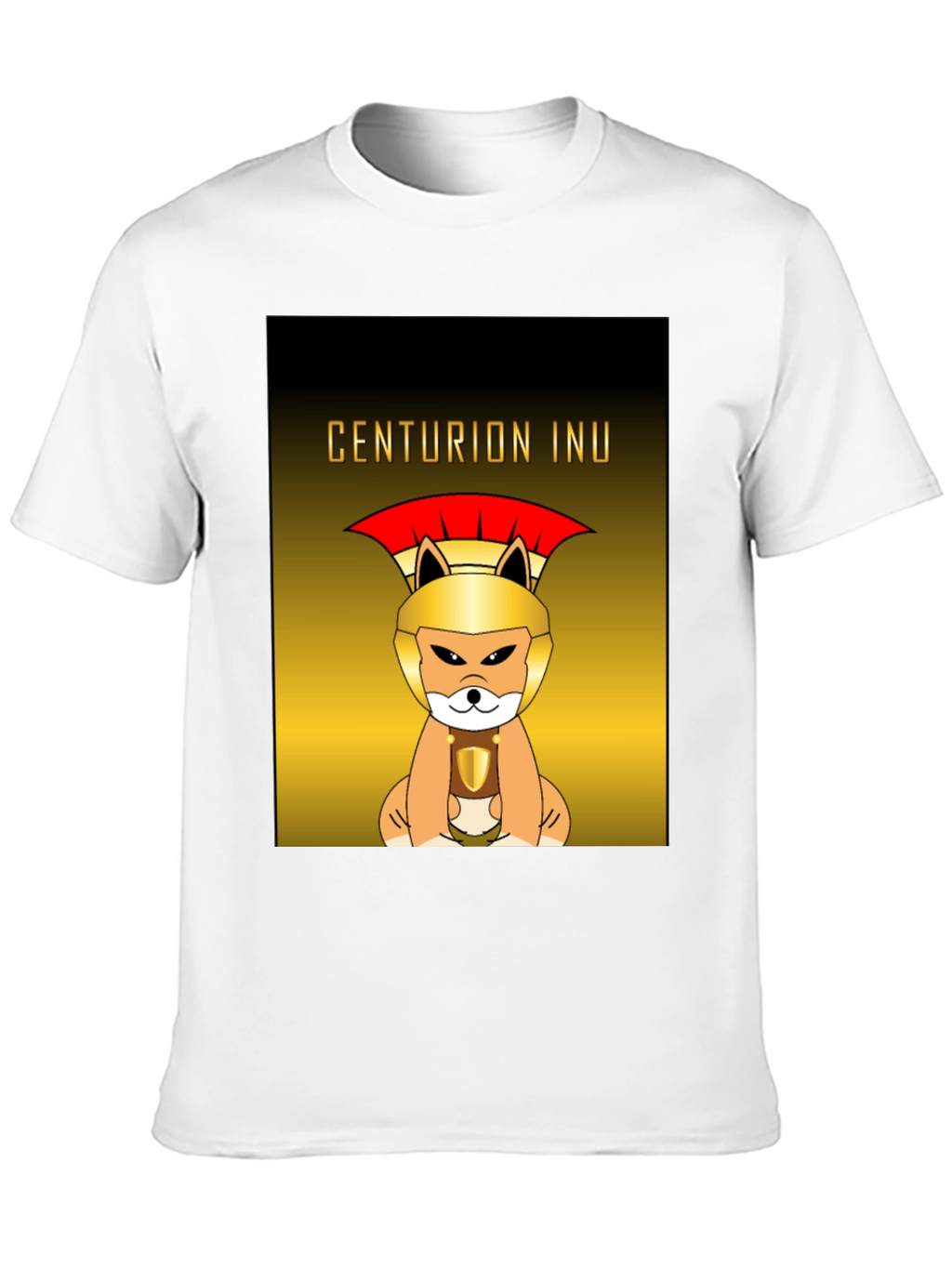 Centurion Inu Dog Graphic T-Shirt