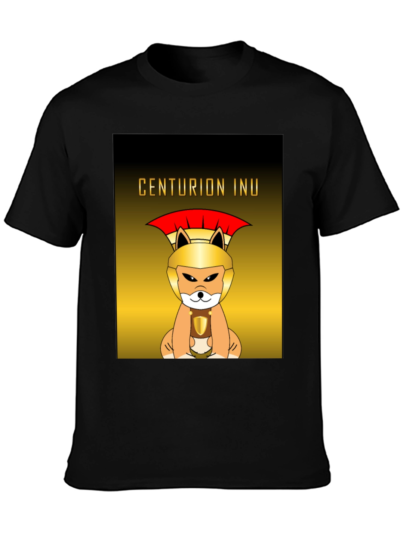 Centurion Inu Dog Graphic T-Shirt