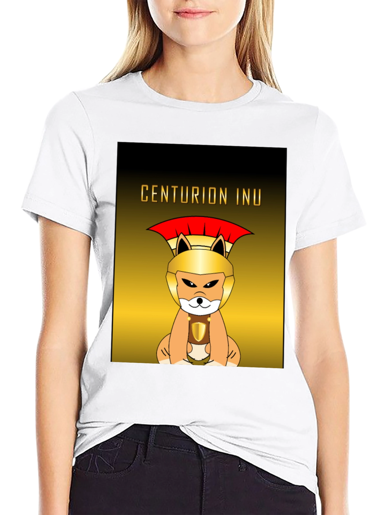 Centurion Inu Dog Graphic T-Shirt