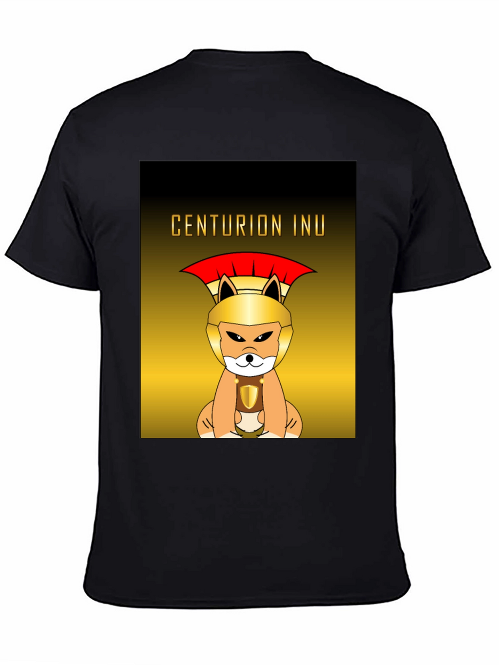 Centurion Inu Dog Graphic T-Shirt