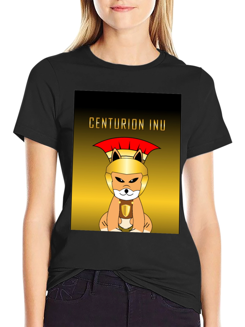 Centurion Inu Dog Graphic T-Shirt