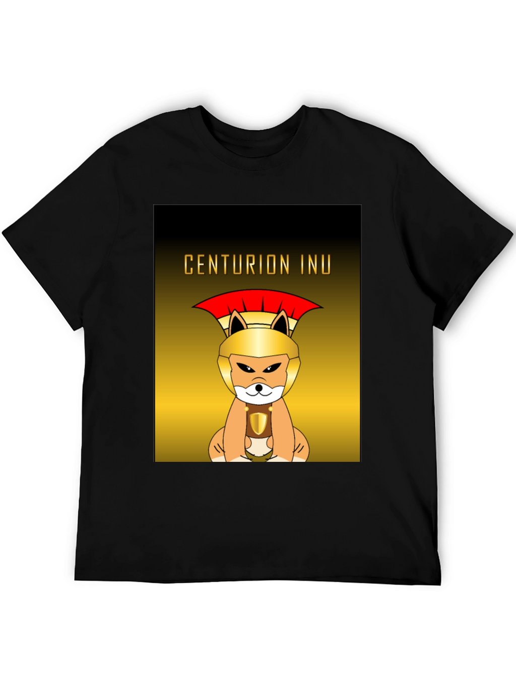 Centurion Inu Dog Graphic T-Shirt