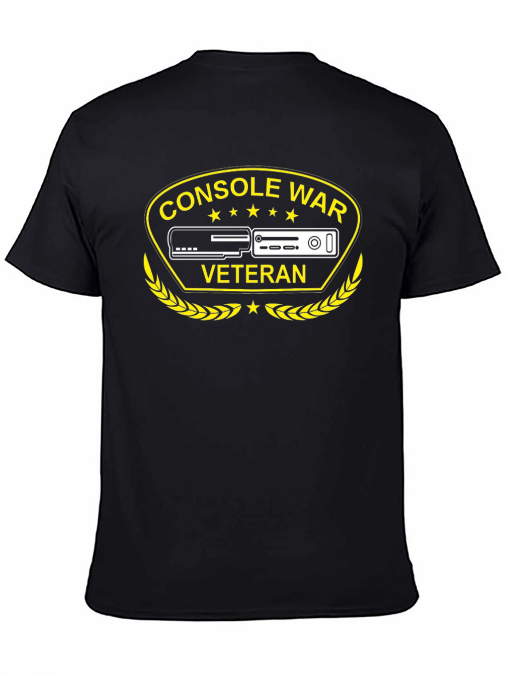 Console War Veteran Black T-Shirt