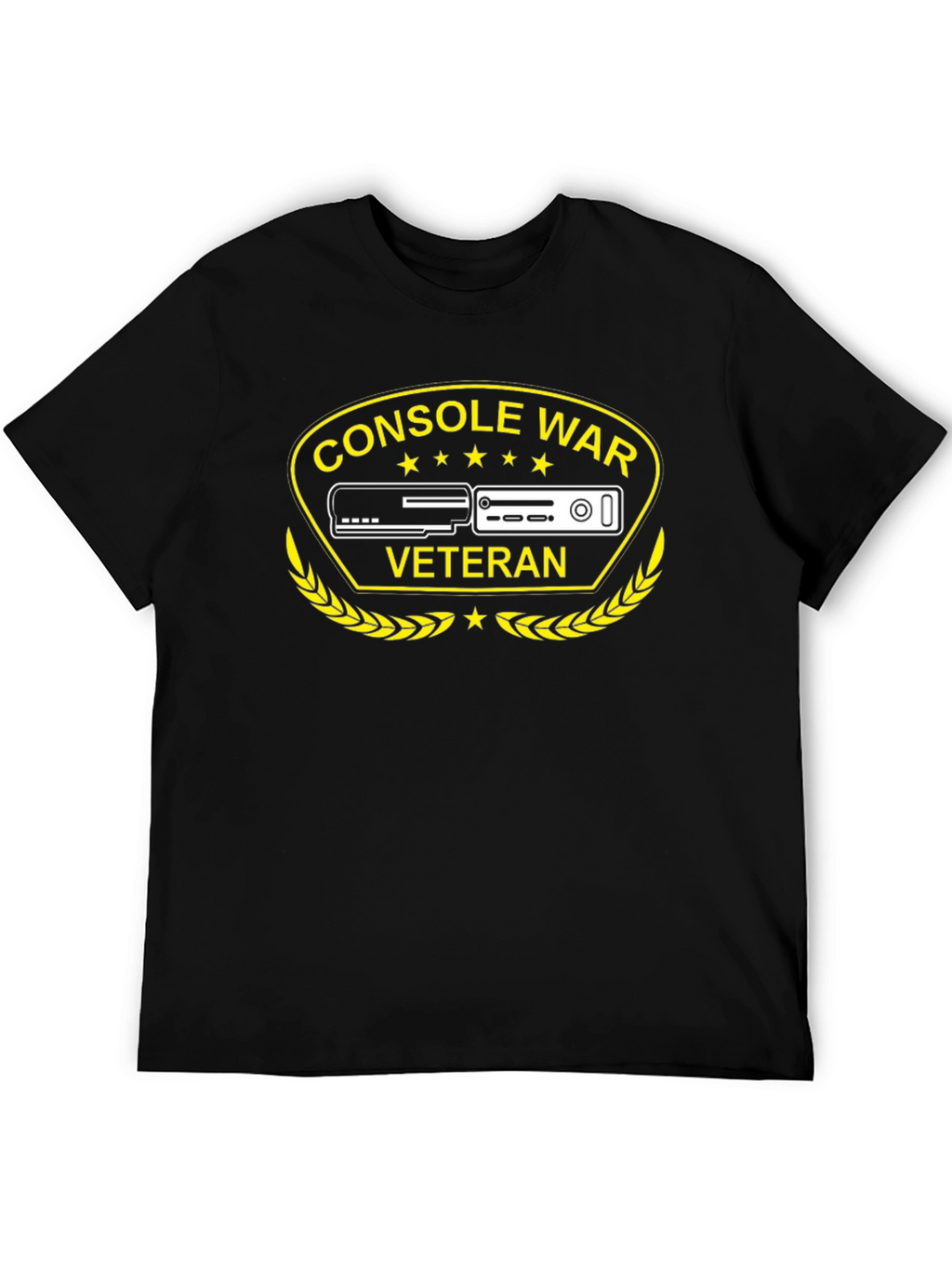 Console War Veteran Black T-Shirt
