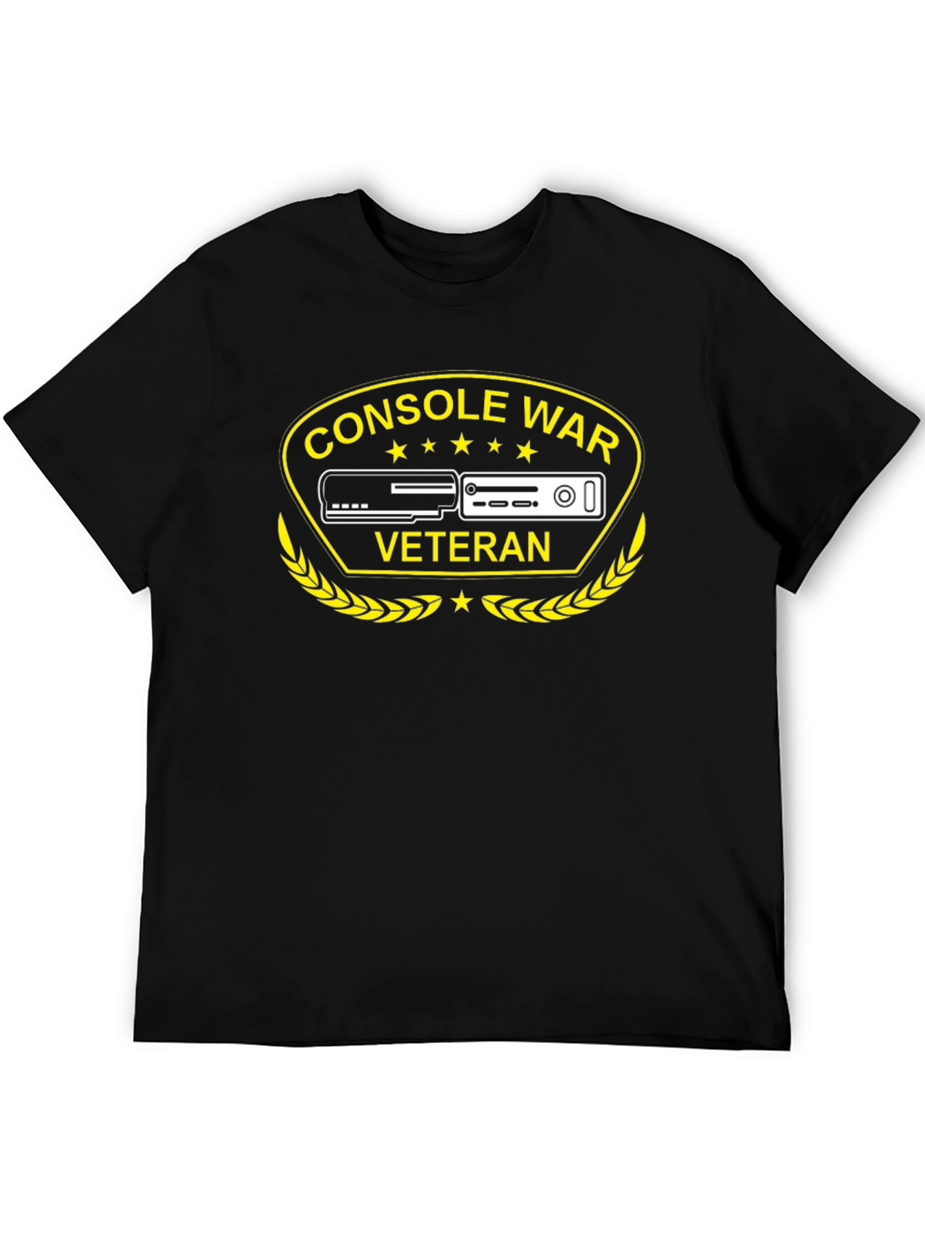 Console War Veteran Black T-Shirt
