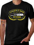 Console War Veteran Black T-Shirt