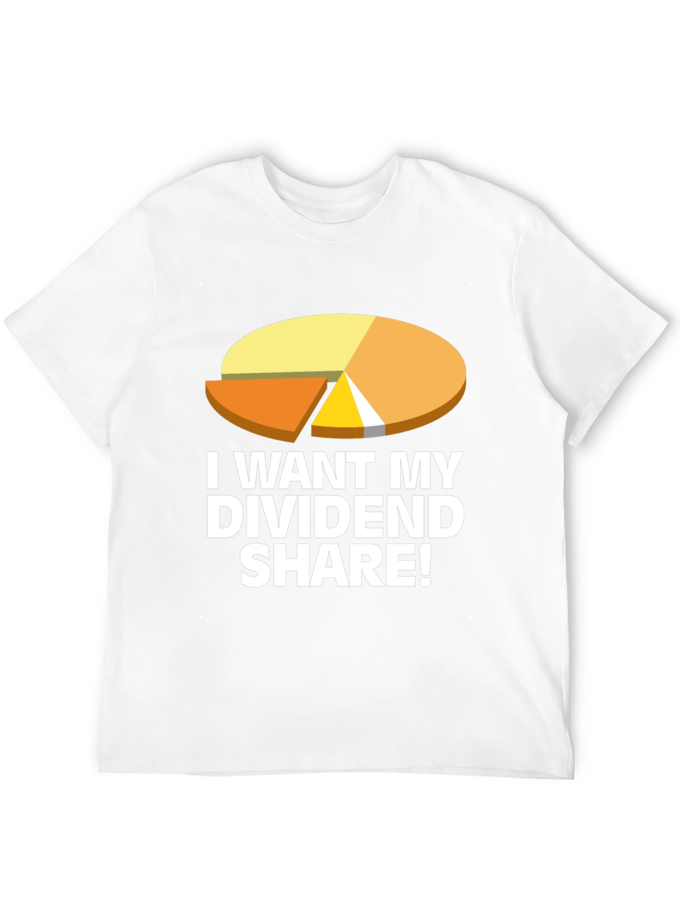 Dividend Share T-Shirt - Black Graphic Tee