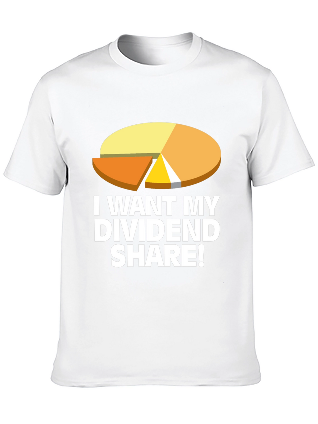 Dividend Share T-Shirt - Black Graphic Tee