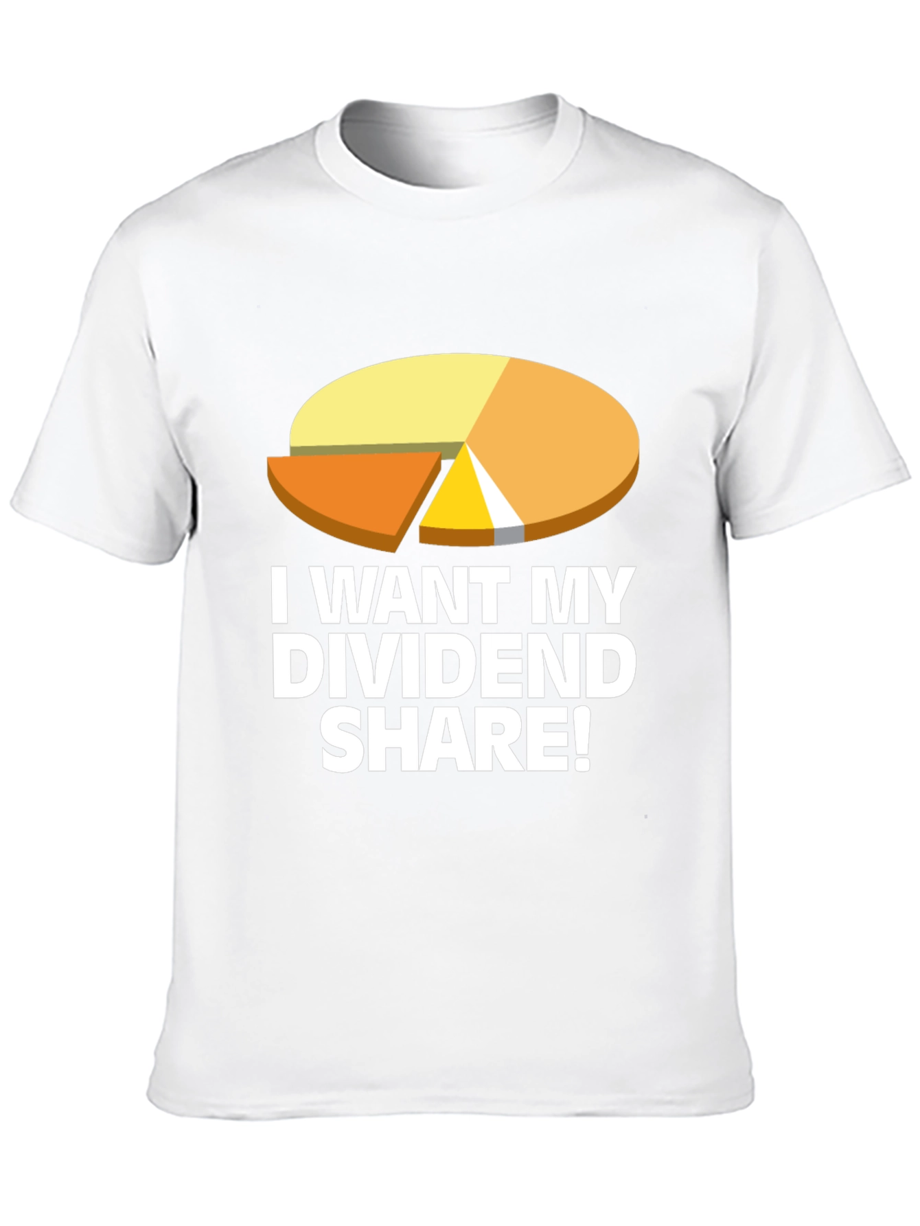 Dividend Share T-Shirt - Black Graphic Tee