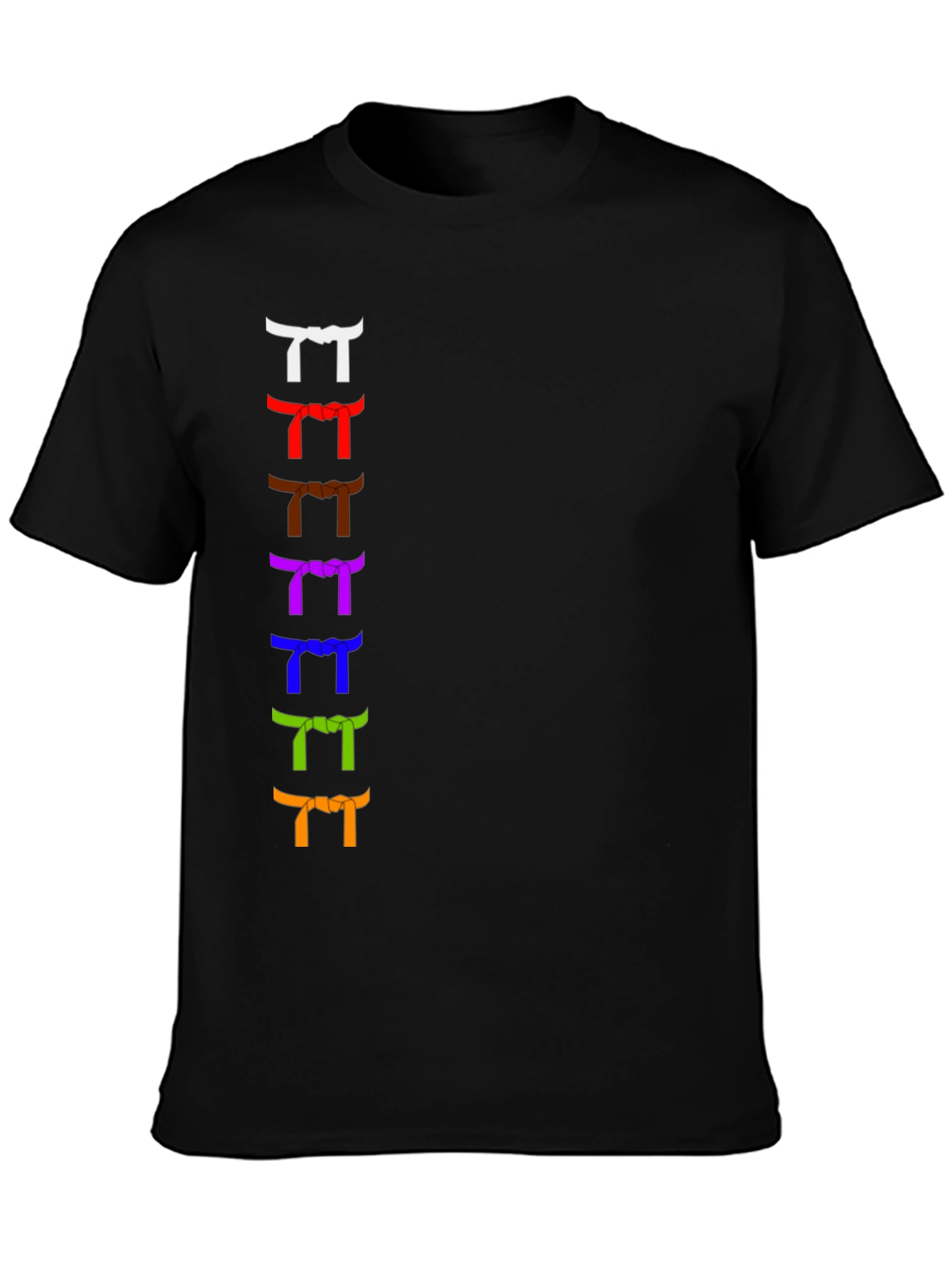 BJJ Belts T-Shirt - Jiu Jitsu Martial Arts