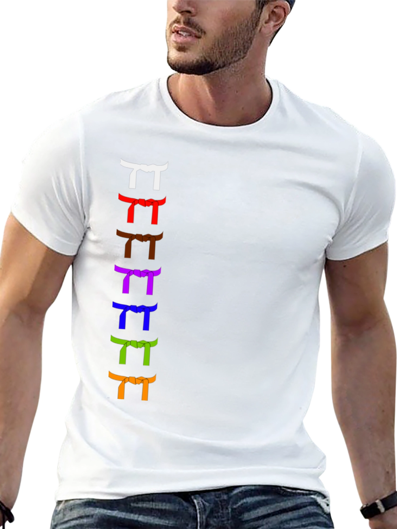 BJJ Belts T-Shirt - Jiu Jitsu Martial Arts