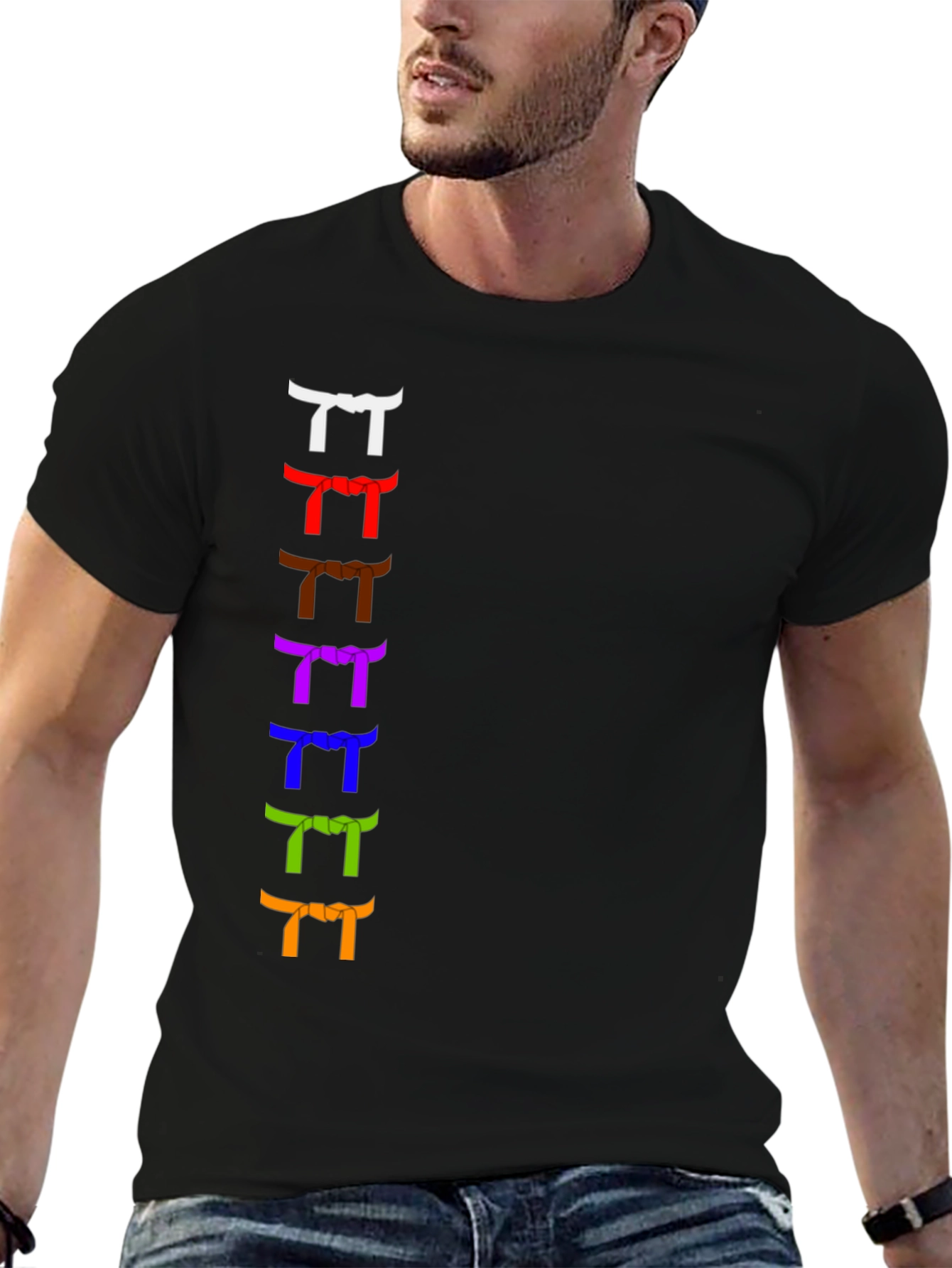BJJ Belts T-Shirt - Jiu Jitsu Martial Arts