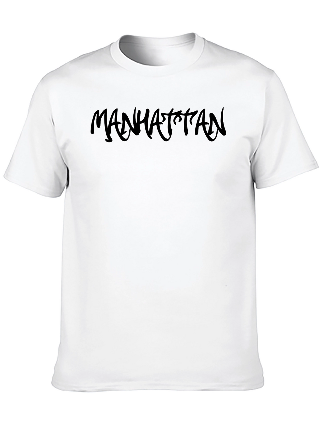 Manhattan Graphic Tee - Unisex Black T-Shirt