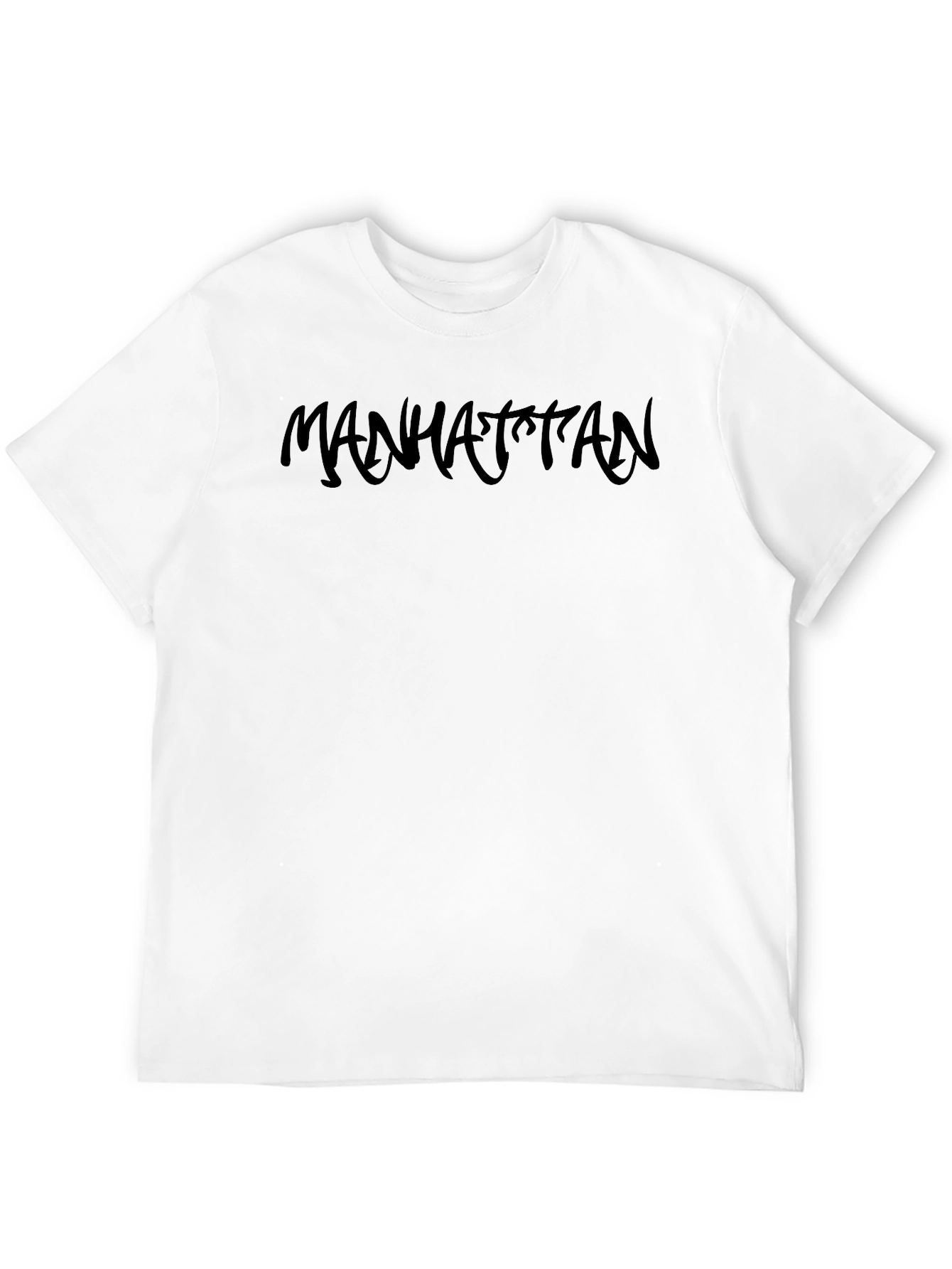 Manhattan Graphic Tee - Unisex Black T-Shirt