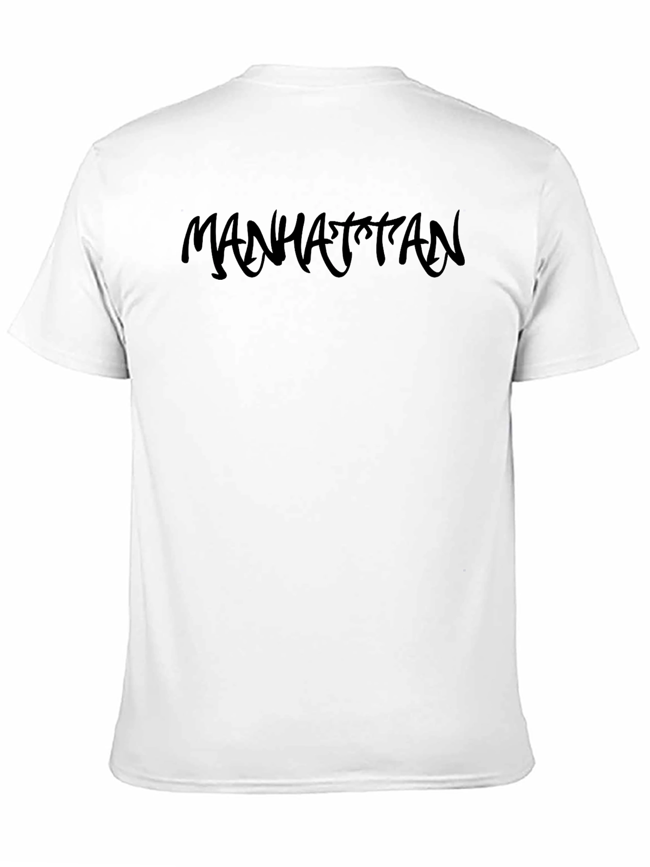 Manhattan Graphic Tee - Unisex Black T-Shirt