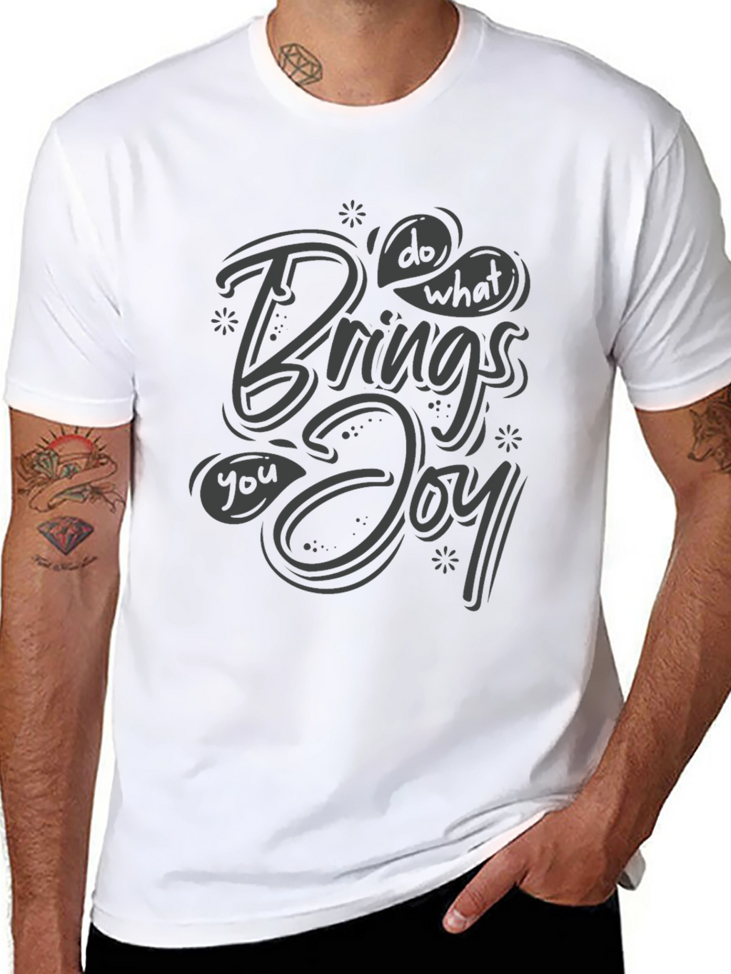 Do What Brings You Joy Black T-Shirt